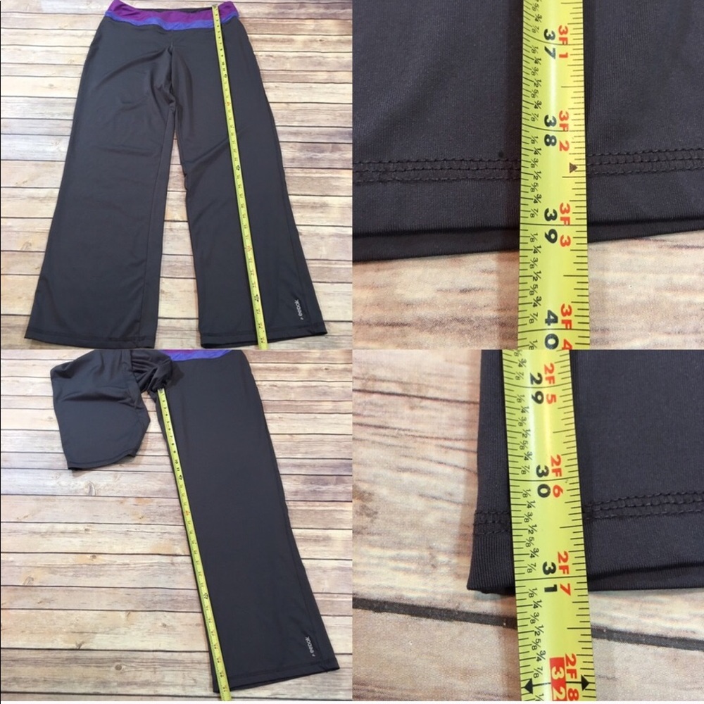 Size Medium Reebok Gray Straight Leg Yoga Pants - Picture 2 of 8